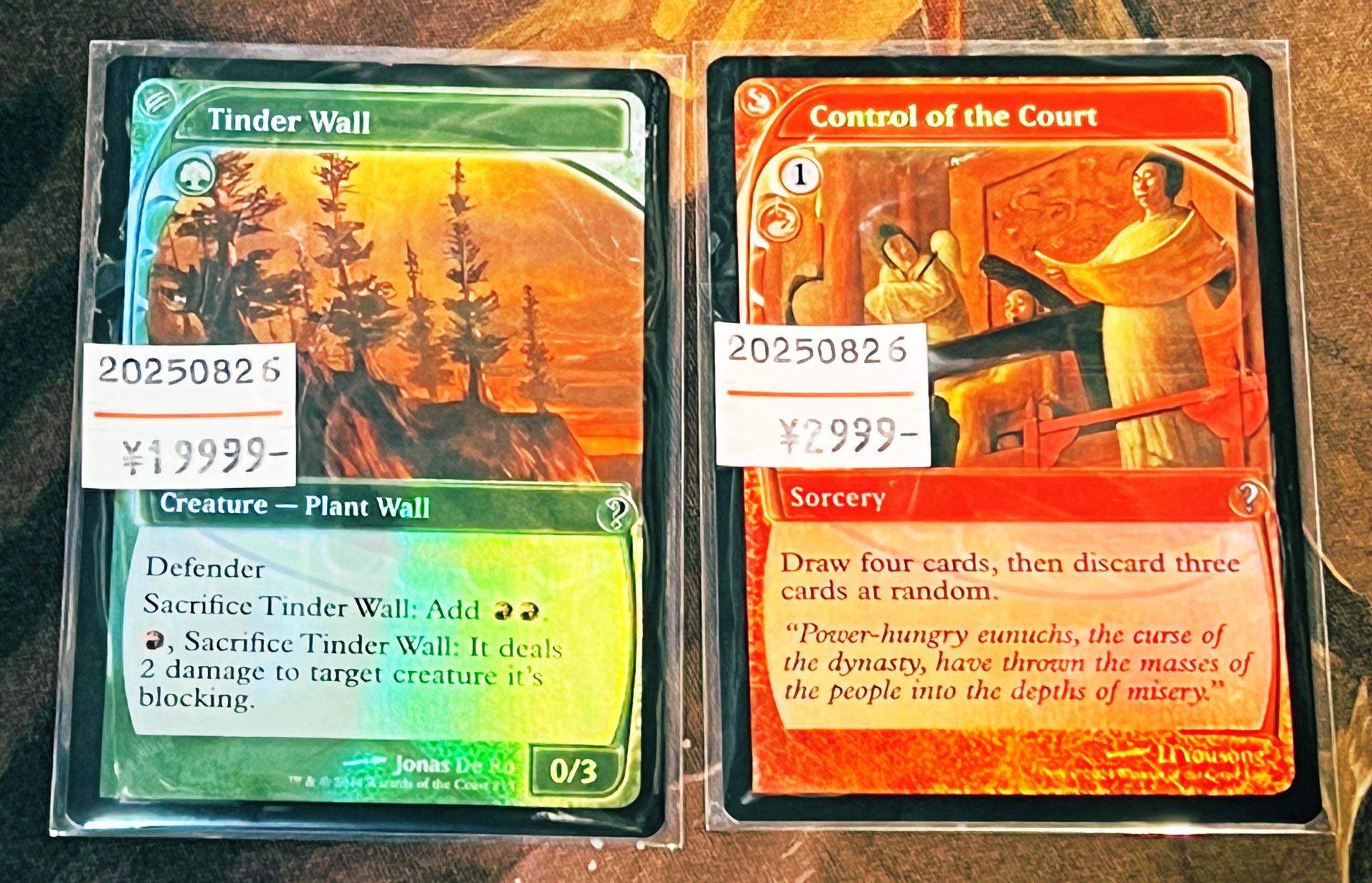 MTG Tinder Wall ほくちの壁　未来枠　foil MTG Tinder Wall ほくちの壁 未来枠 foil MTGほくちの壁/Tinder