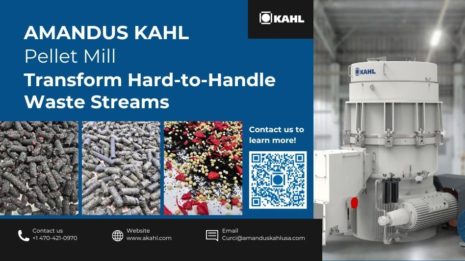 SPONSORED: Amandus Kahl’s pelleting equipment is suitable for multiple industries handling challenging wastes—plastics, films, fibers, tire residues, textiles and more. Why continue paying landfill fees when your waste can power the future? 
buff.ly/IchJuuW