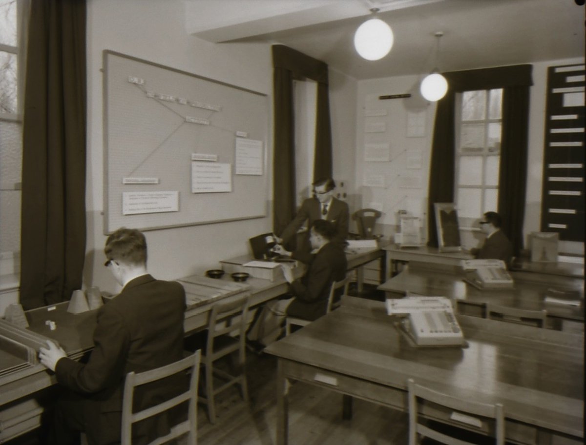 Cranfield students hard at work in our Operational Research Lab in December 1962. #ThrowbackThursday #CranfieldPhotoArchive