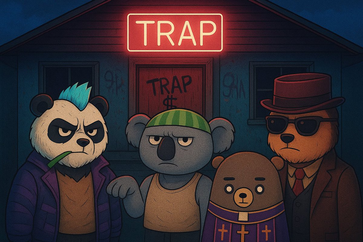 The_HoneyCast's tweet photo. 🚨TODAY🚨

T.R.A.P. with @0xBeraPaw  3pm UTC 🐨🐼🧐

Keep you paws where we can seem them!🐾
We're speaking to Priest to see how Yeet and BeraPaw formed a "bond" over their token sale.
👇 https://t.co/Od7J07TXgI