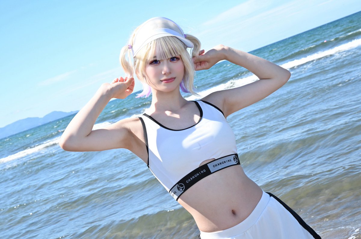 ⚠︎︎Cosplay⚠︎︎
    hololive DEV_IS/ReGLOSS
                        轟はじめ🐧⚡️
#コスプレ大海水
#hololivecosplay