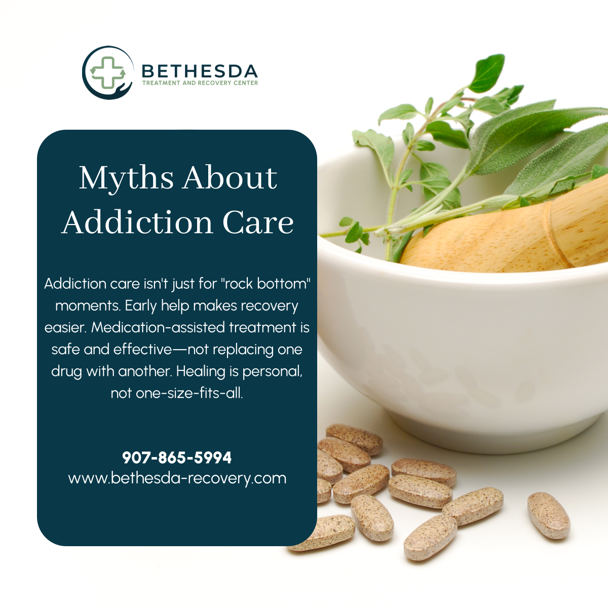 bethestreatment's tweet image. 🚫 Misunderstandings stop people from getting help. Know the facts: real recovery is available, and it&apos;s built for your unique needs. 🤍📖

#AddictionRecoveryCenter #AnchorageAK #AddictionFacts #MATAwareness #RecoveryEducation