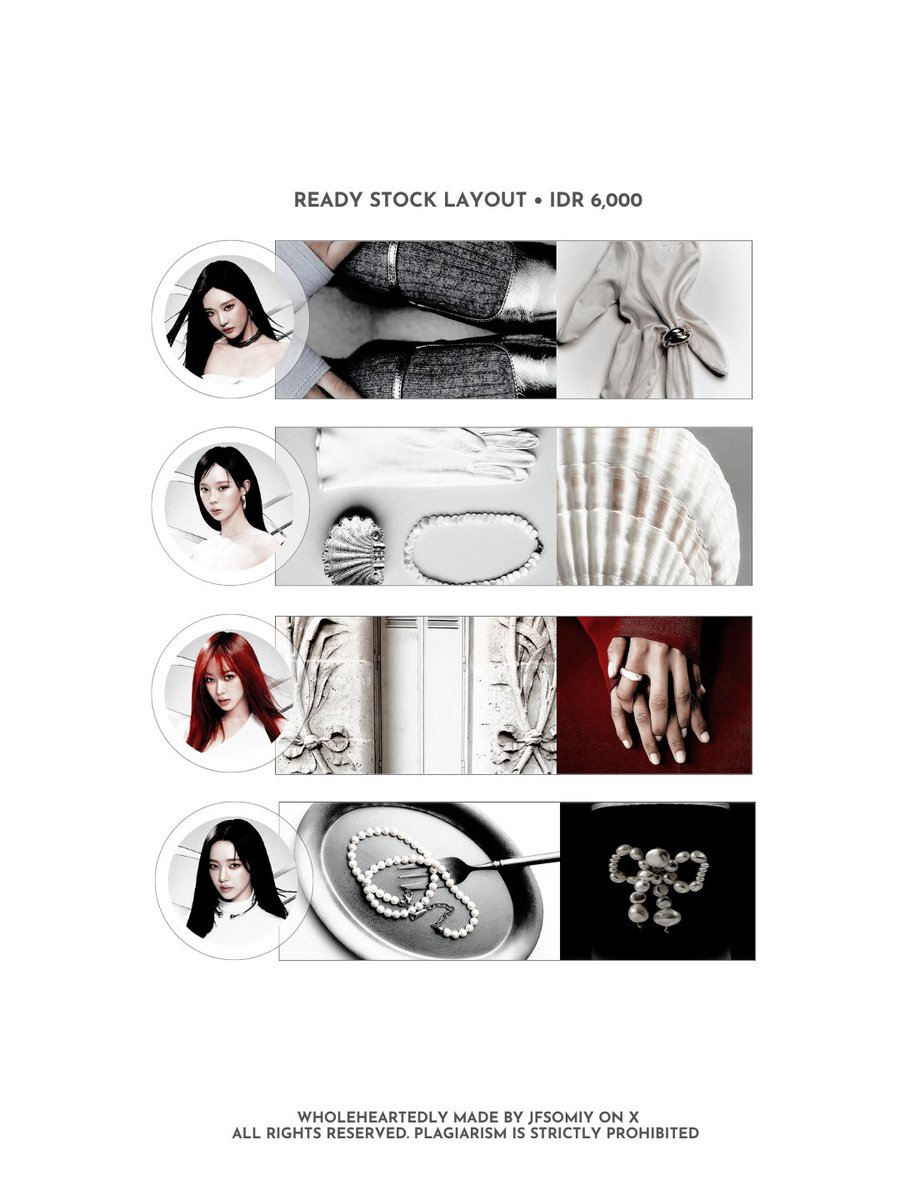 Help repost please? Thank you!

Fresh from the shelf—ready stock layout 💍💙🪽 

Muse: AESPA 
Price: IDR 8,000 &amp; IDR 6,000
Slide into my DM to claim 

#zonauang #zonaba