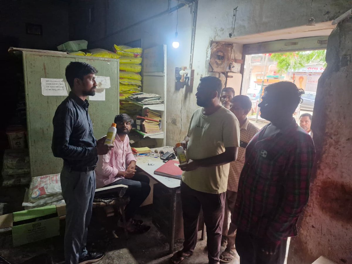 IFFCO_GUJ's tweet photo. Under the Nano Products Awareness Porgramme during 26/08 to 31/08/2025 Field Officers have visited following retailers. 
Khengarpar SSM Ltd,  Kutch
ADA Prantij and Planning for Liquidation of Nano Fertilizer, Pachham SSM Ta- Dhandhuka
Patidad SSM Patidad Ta Gondal.@iffcoyogendra https://t.co/z5E6o0AuKo