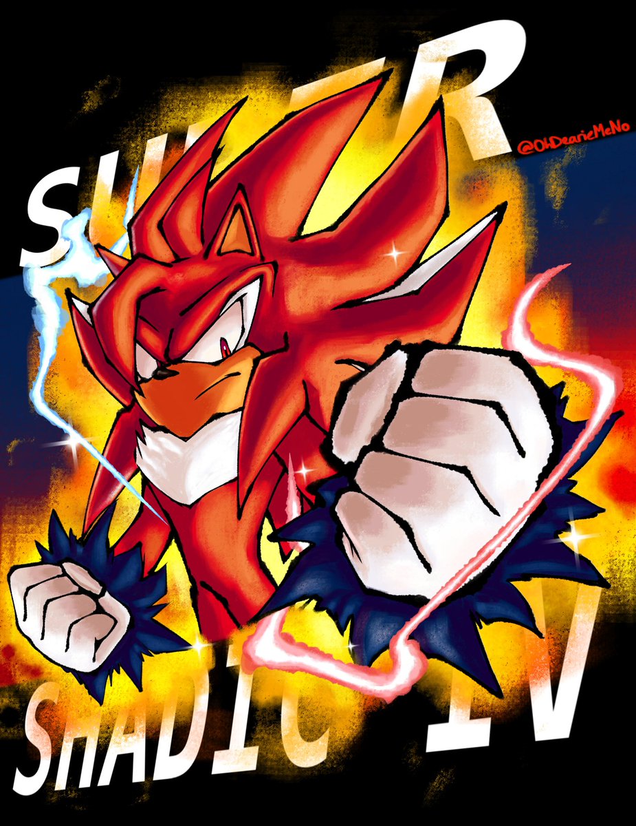 What the hell, sure (repost because I saw a mistake) 
#SonicTheHedgehog #ShadowTheHedgehog