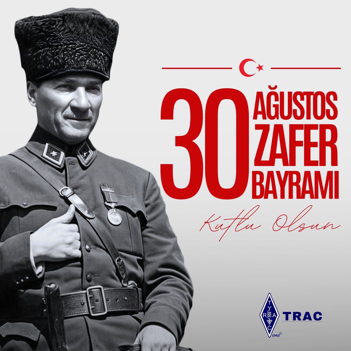30 Ağustos Zaferi; milletimizin bağımsızlık yolundaki sarsılmaz iradesi ve birlik beraberliğinin destanıdır. Başta Gazi Mustafa Kemal Atatürk olmak üzere tüm kahramanlarımızı rahmet ve minnetle anıyor, Zafer Bayramımızı gururla kutluyoruz. 🇹🇷 #30Ağustos #ZaferBayramı #BüyükZafer
