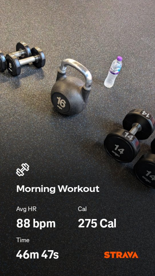 Back on Home Soil so it's only right we get back to it!! 👊🏻💥

Time to shed that holiday blubber 🐳😂

#ukrunchat #gymwanker