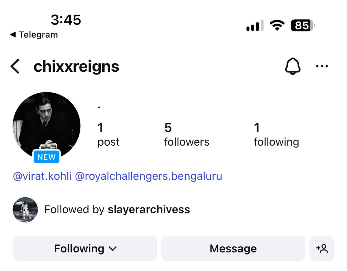 Just started my first Insta account. Show some love and help me grow ❤️