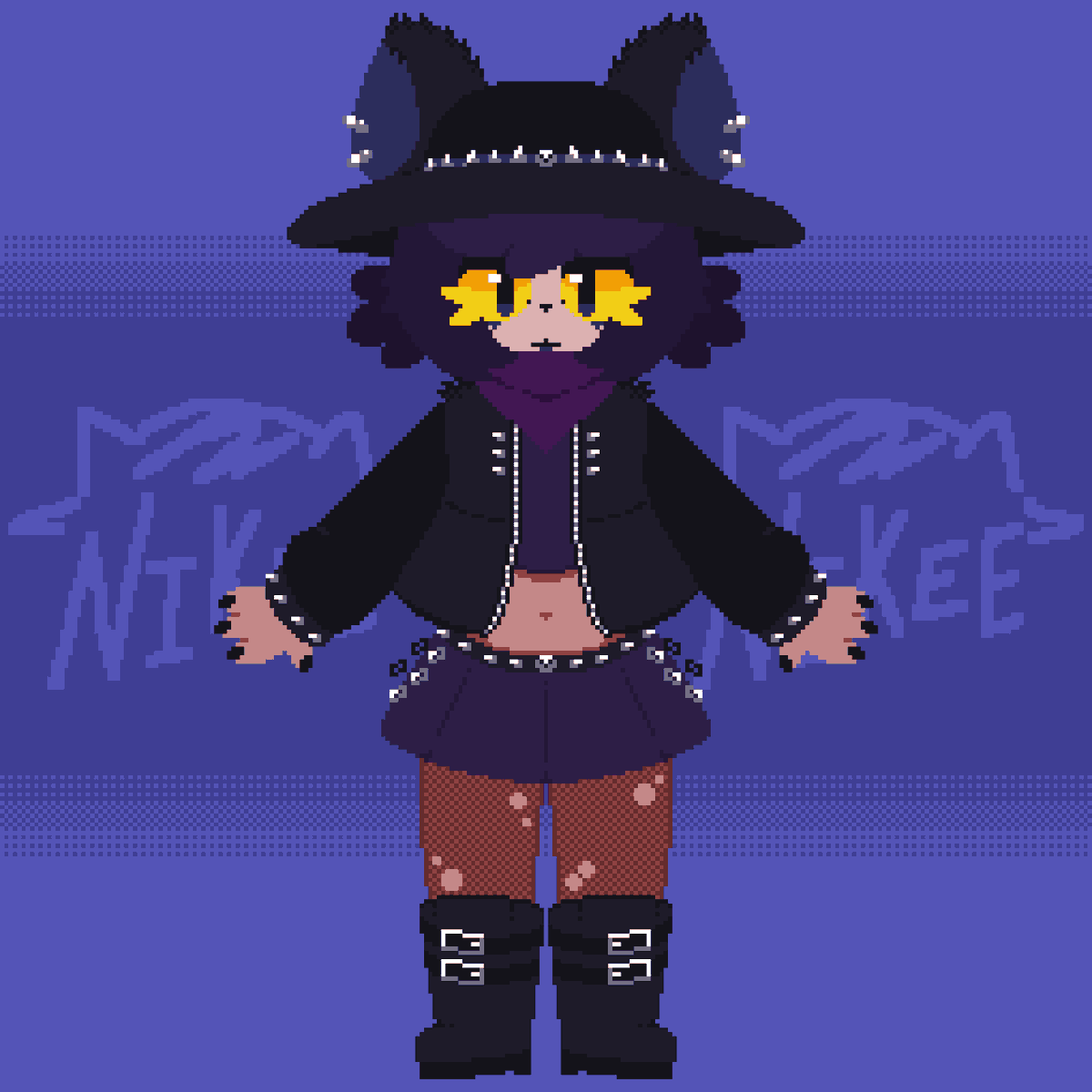 Nikee!! Niko's older cousin that acts cold towards everyone but