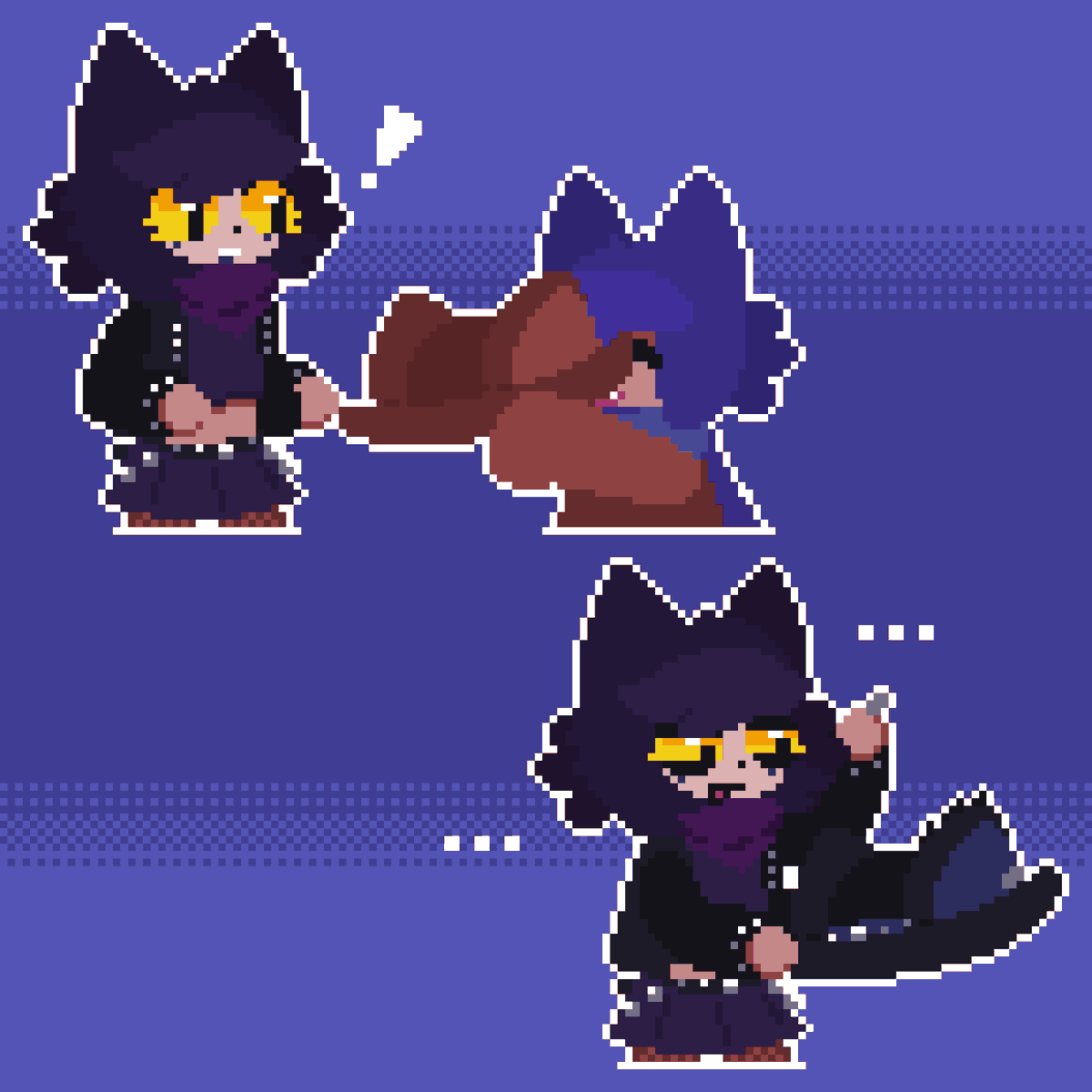 Nikee!! Niko's older cousin that acts cold towards everyone but