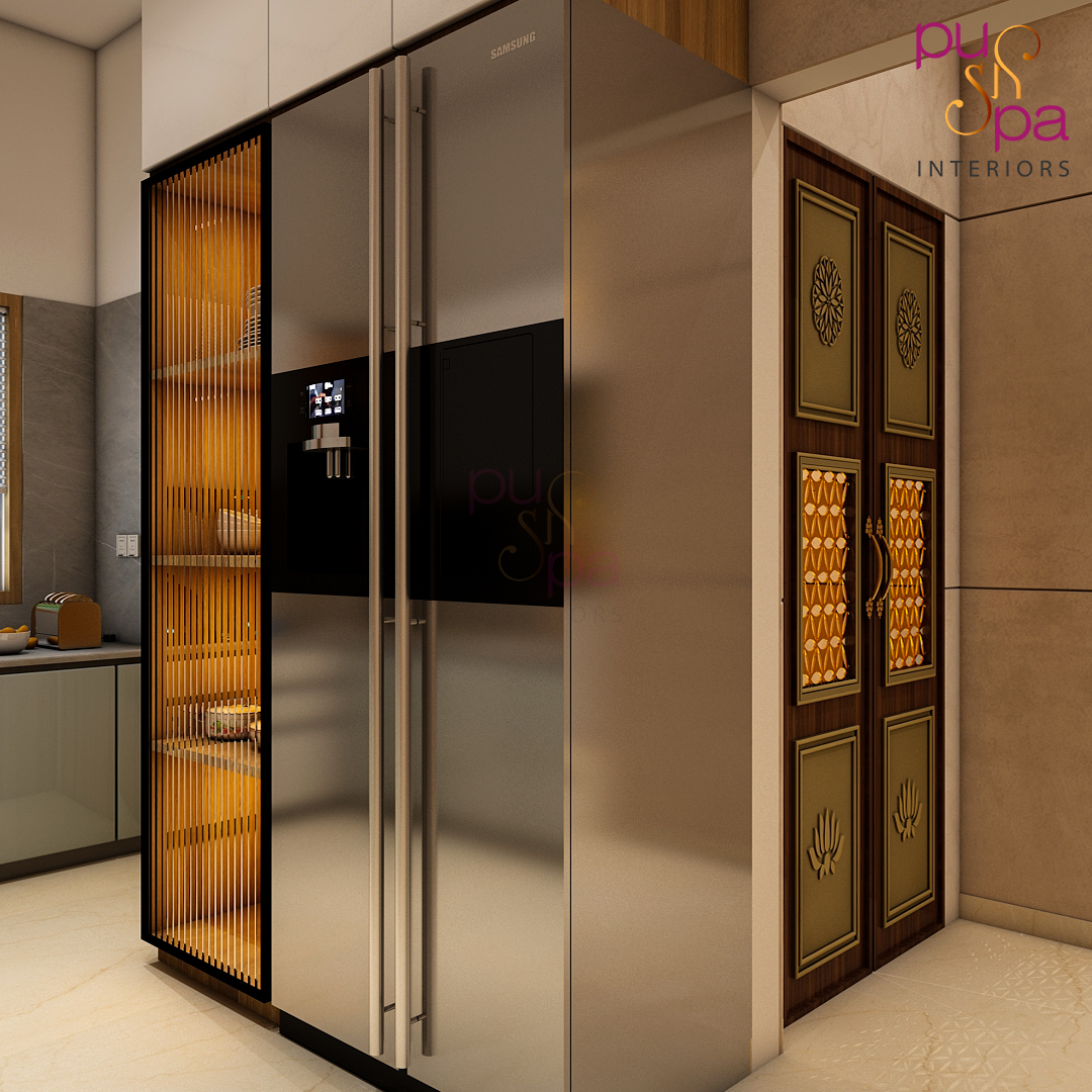 PushpaInteriors's tweet image. Upgrade your kitchen interior design with a sleek sink, efficient stove, and spacious fridge. 
Contact: 7799244644
#pushpainteriors #ModularKitchenDesign #InteriorDesignInspiration #ModernKitchenIdeas #KitchenRemodel #HomeDecorTrends #FunctionalSpaces #StylishKitchens