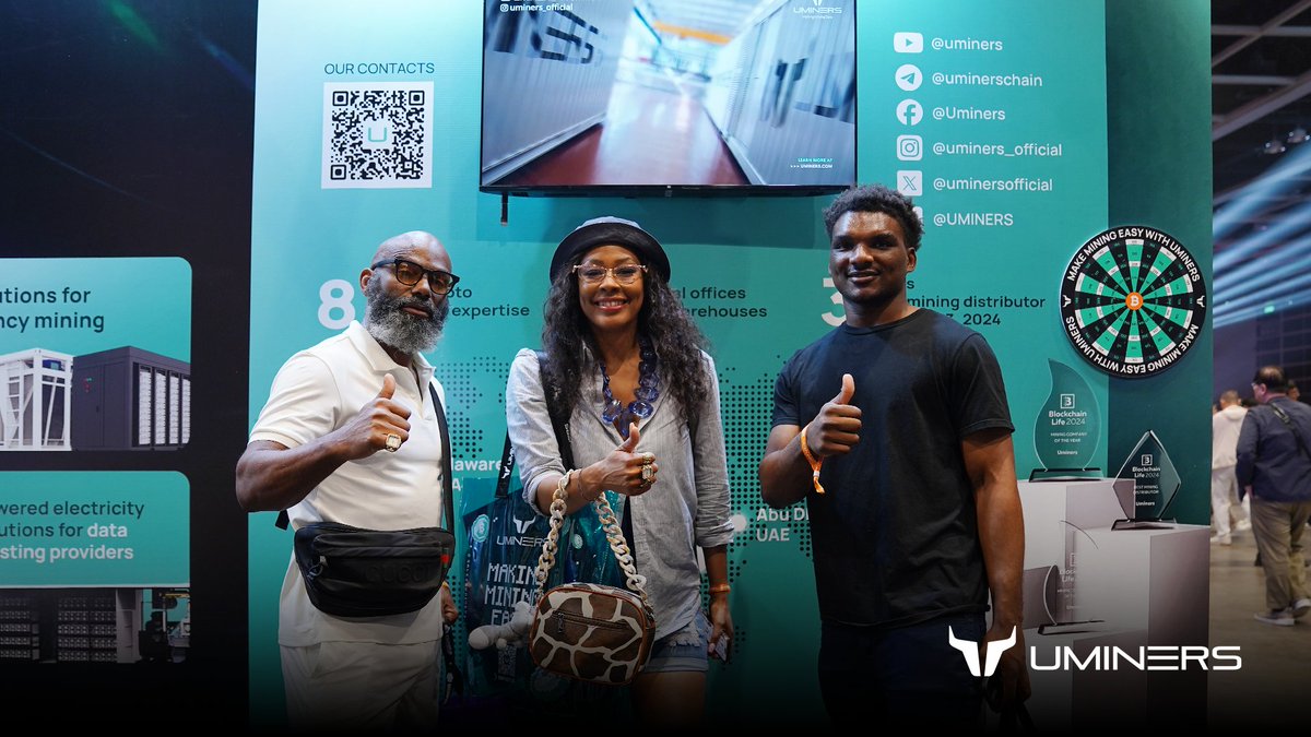 uminersofficial's tweet photo. What an amazing start to #BitcoinAsia2025!
Day 1 was full of insights, new connections &amp; inspiring talks.
Stay tuned for Day 2 surprises!
https://t.co/3t6kGy6f8B
#Uminers #BitcoinAsia #HongKong #Web3 #DeFi #Crypto https://t.co/pDsFVnelVi