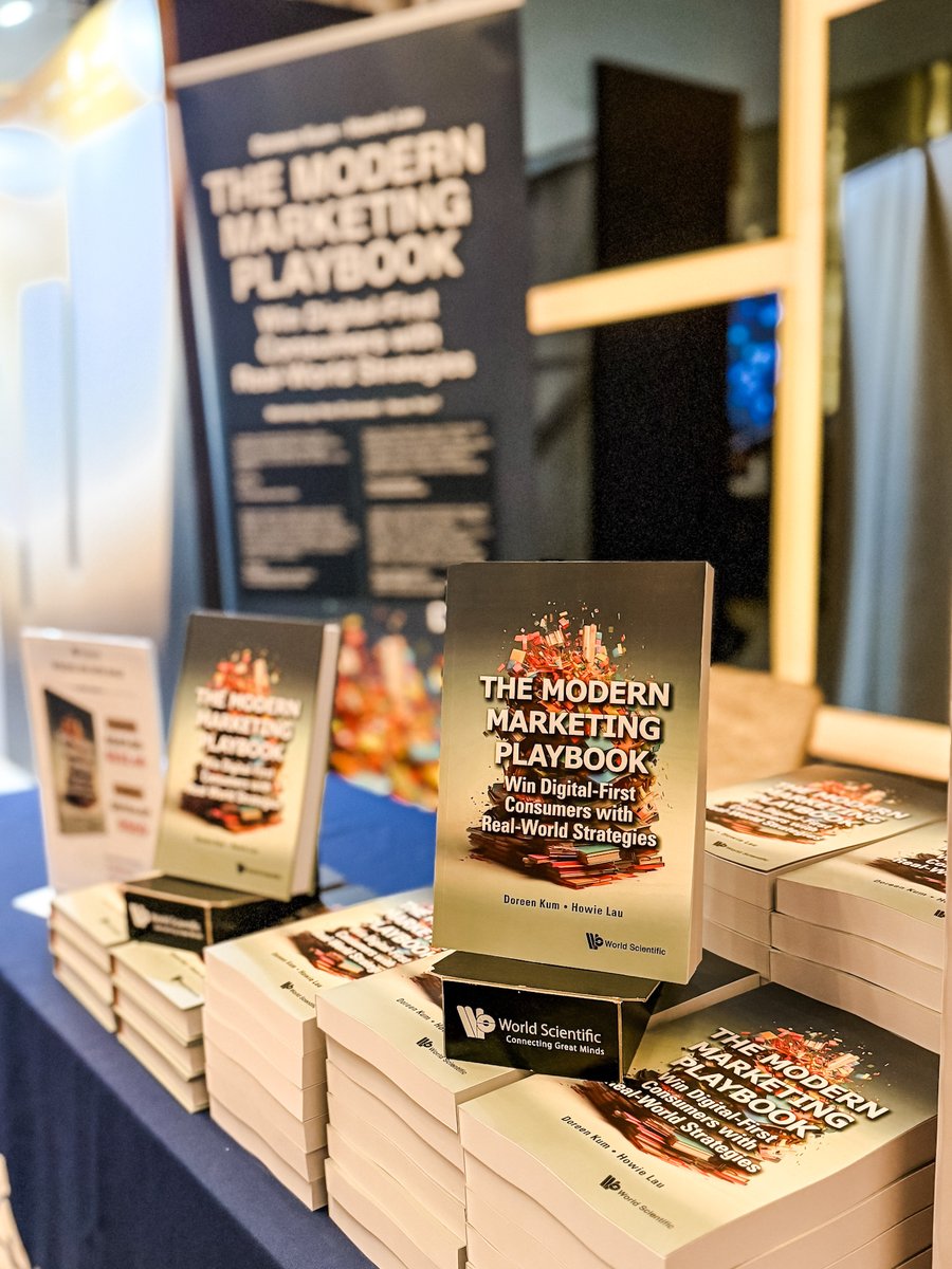 The Modern Marketing Playbook by Assoc Prof Doreen Kum &amp; Howie Lau bridges academic insight with real-world case studies from Asia to help marketers stay authentic and agile.

Practical, relevant, impactful - and every 100 books sold funds a year of education for a child 🌏