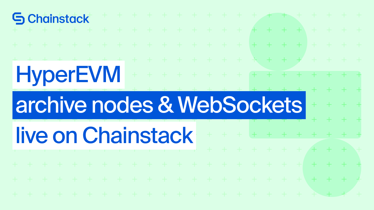 Chainstack 💙🛠️ tweet media