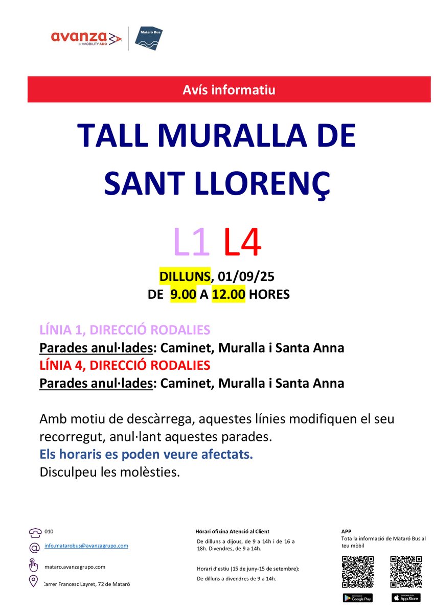 Transport urbà de Mataró | Mataró Bus (@mataro_bus) on Twitter photo 