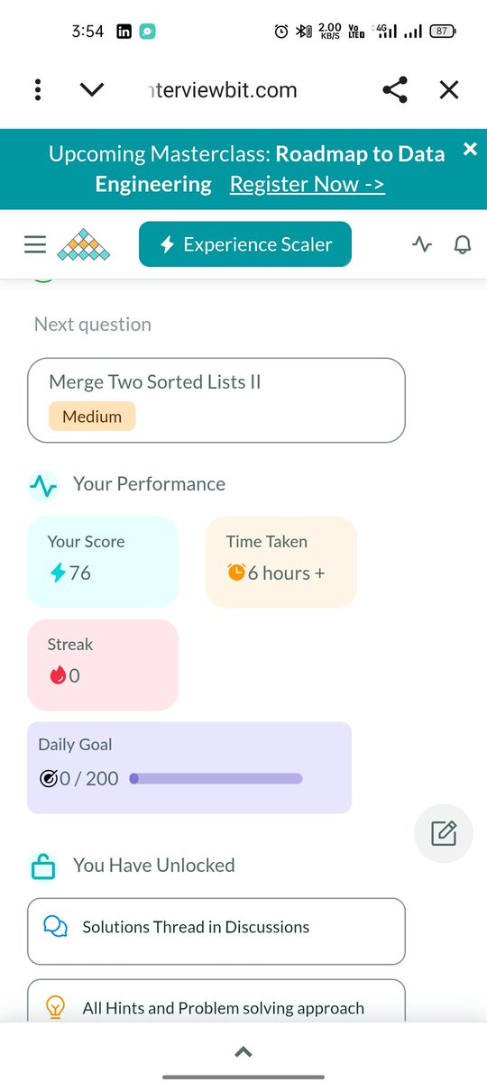 SUMIT_DEVELOPER's tweet photo. At first, the Remove Element problem looked super easy 😅
But then I realized it’s all about thinking smart🧠
👉Used 2 pointers:
i = slow (keeps valid)
j = fast (scans all),

10x 2 @rohit_negi9

#DSA #100DaysOfCode #CodingLife #LeetCode #InterviewBit #ProblemSolving #TechTwitter https://t.co/1zEydEyWeJ