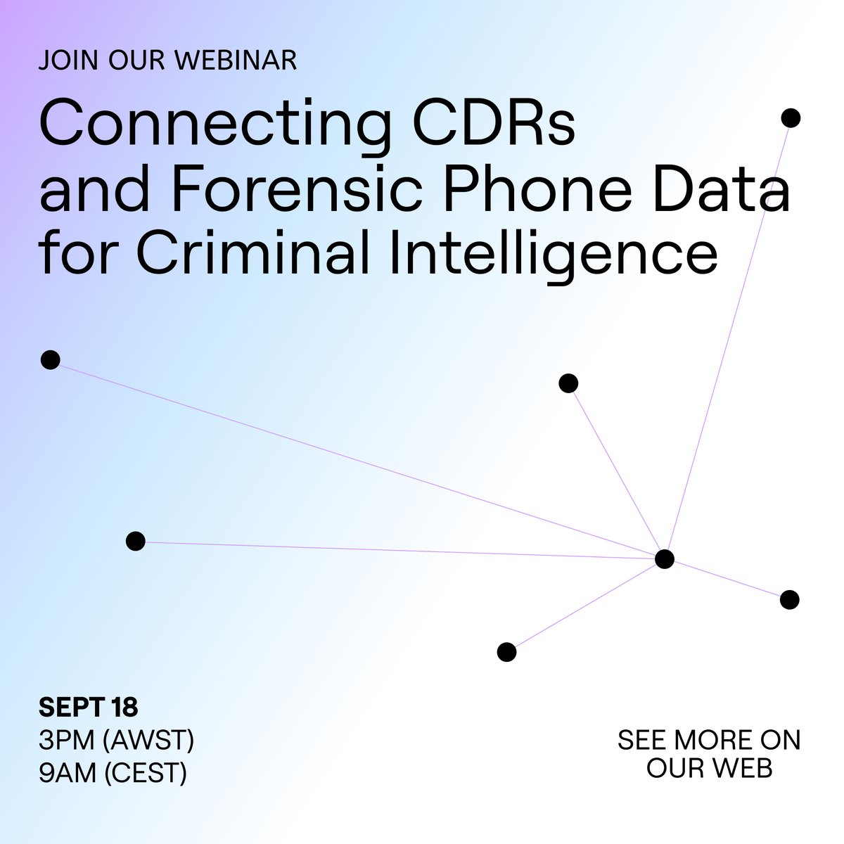 graph_aware's tweet image. Call records and phone forensics hold critical evidence—if you can connect the dots. Analysts, join our upcoming webinar: graphaware.com/events/connect…

📅 18 Sept, 9AM CEST || 3PM AWST - Online

P.S. Can&apos;t make it? No problem. Register anyway and we&apos;ll send you the recording later.