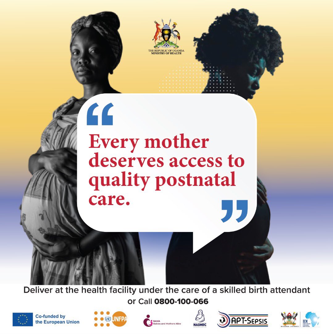 Esther Birungi (@estherbirungi22) on Twitter photo It is essential that every mother receives comprehensive and high-quality postnatal care to ensure her health and well-being as well as that of her newborn. Access to such care should be a fundamental right for all women after childbirth.
|| <a href="/UNFPAUganda/">UNFPA Uganda</a> || <a href="/EUinUG/">EU in Uganda</a> It is essential that every mother receives comprehensive and high-quality postnatal care to ensure her health and well-being as well as that of her newborn. Access to such care should be a fundamental right for all women after childbirth.
|| <a href="/UNFPAUganda/">UNFPA Uganda</a> || <a href="/EUinUG/">EU in Uganda</a>