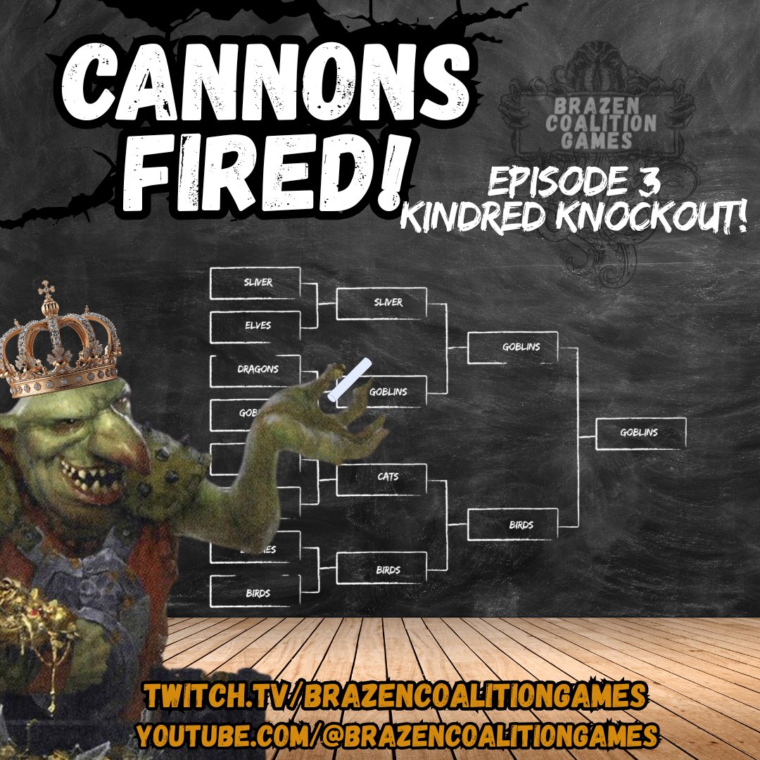 This Month's #cannonsfired is all about kindred decks

We are pitting the best typal themes in commander against one another to see who will be crowned King (or queen) of Kindred decks!

Tune in Saturday 7PM BST/2PM EST/11AM PST 

youtube.com/@BrazenCoaliti…

twitch.tv/brazencoalitio…