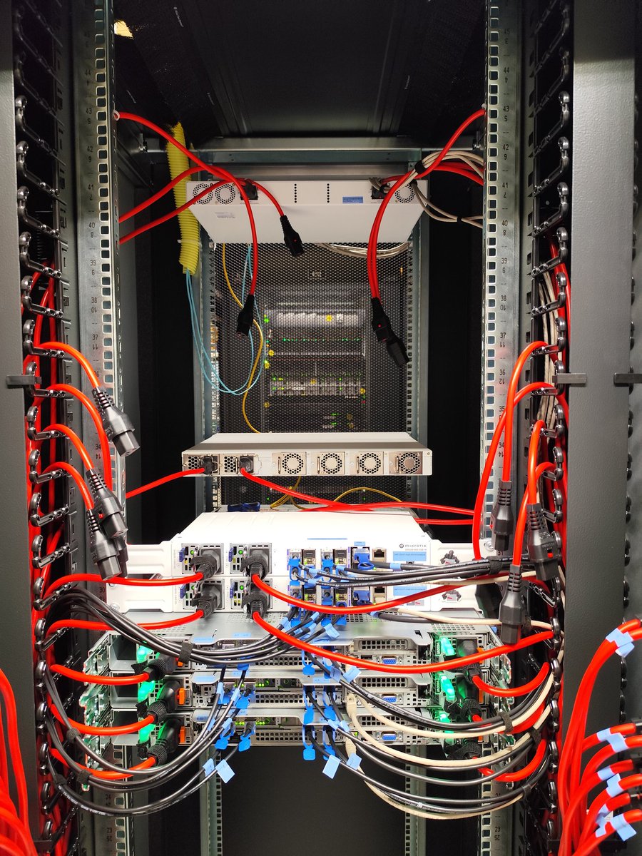 DMNTR Network Solutions 👻 AS204773 (@wearedmntrs) on Twitter photo Todo listo en <a href="/TecnocraticaCPD/">Tecnocrática</a> para la migración de esta noche...
Nos toca rellenar todos esos huecos con la infra del otro DC y levantar los servicios.
A partir de las 0:00 stage 2.
🤞🤞🤞 Todo listo en <a href="/TecnocraticaCPD/">Tecnocrática</a> para la migración de esta noche...
Nos toca rellenar todos esos huecos con la infra del otro DC y levantar los servicios.
A partir de las 0:00 stage 2.
🤞🤞🤞