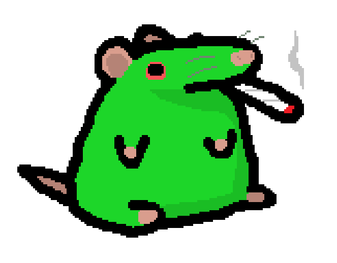 Daily Rats for no reason

Day 420: Weed Rat #rat #pixelart