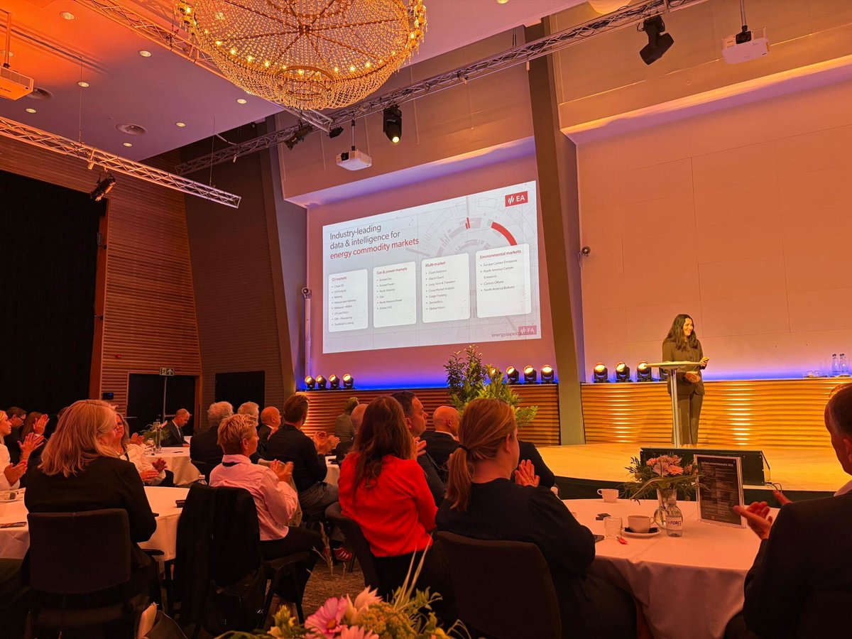 Yesterday, Energy Aspects’ Global Crude Lead Livia Gallarati spoke at the 2025 Norwegian Continental Shelf Conference.

Livia spoke on the 'Energy Markets' session and covered:

-Expectations of late 2025–26 global crude oversupply, and how oil prices are expected to approach the
