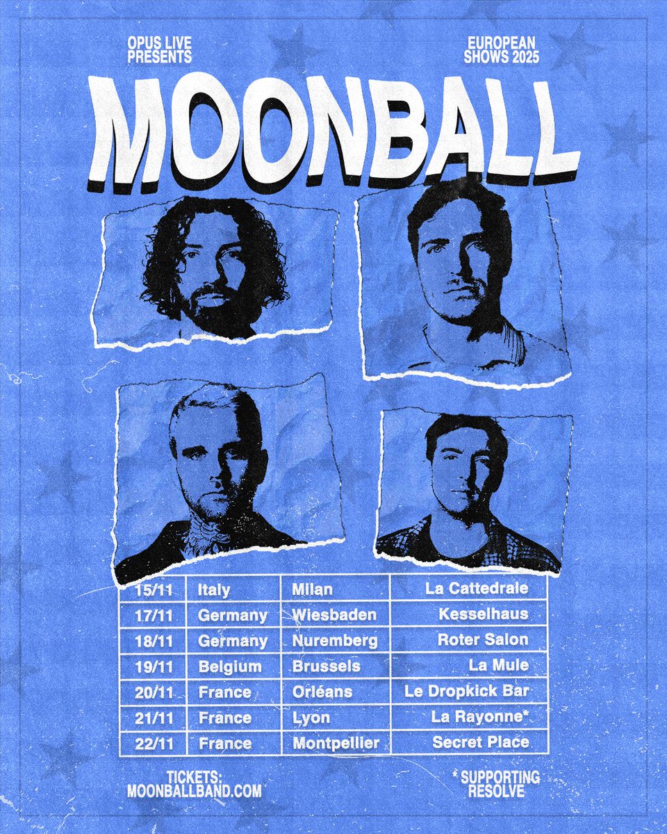 Moonball revient sur scène avec une série de concerts en Europe pour novembre 2025 ! 

En vente : opuslive.fr/artiste/moonba…