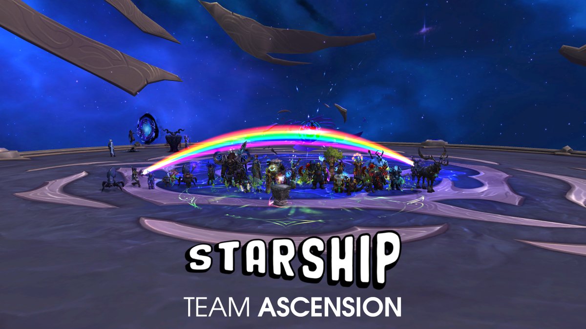 Team Ascension have officially finished their normal runs and will be starting their heroic adventures ASAP!

Good luck gamers 🫡

Join the Starship family 👇
discord.gg/starshipeu

#StarshipWoW #Raiding