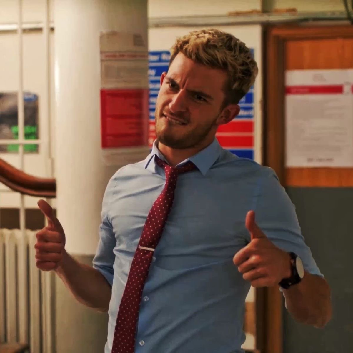 Can we talk about Sam real quick? I feel like we never talk about my beautiful blond bisexual enough.
