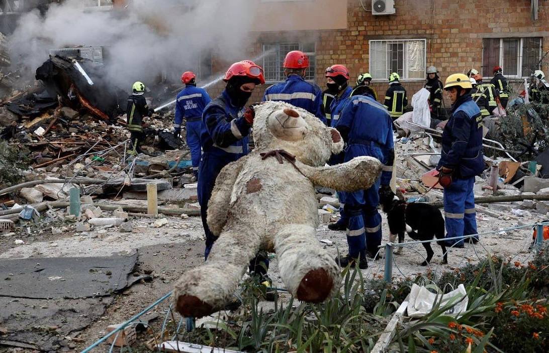 Three children - aged 2, 14, and 17 - died, and for what?

Close the skies, you cowards.