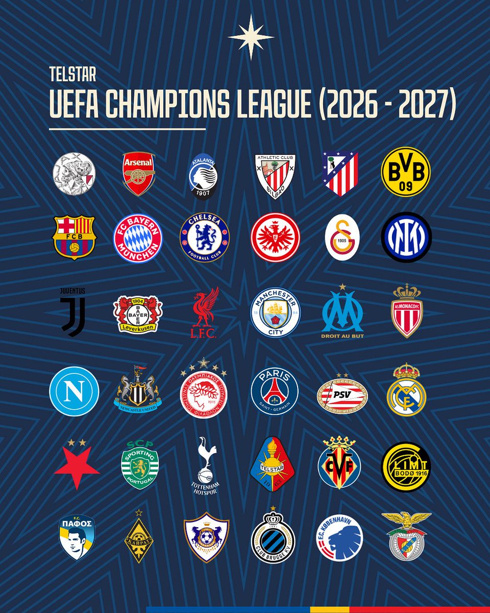 Wie hopen jullie te treffen in de groepsfase (volgend seizoen)? Nu alleen nog even kwalificeren. 😎

#WitteLeeuwen #UCL