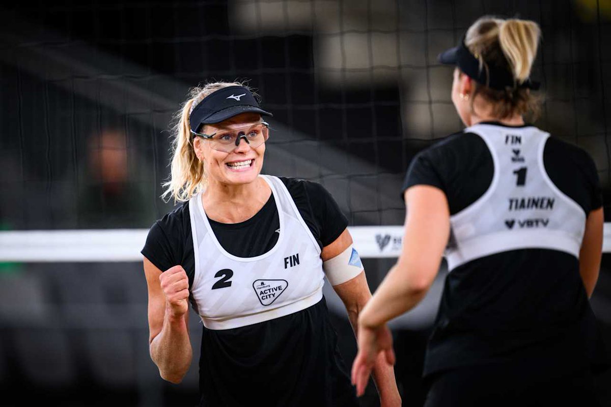 Mahtistartti🇫🇮

Elite, Hampuri
Torstai

Niina Ahtiainen/Taru Lahti-Liukkonen [9]

vs Mila Konink/Raisa Schoon NED [16] 21-14, 21-12
PE lohkovoitosta vs Carol/Rebecca BRA [4]

Volleyball World ja Viaplay näyttää