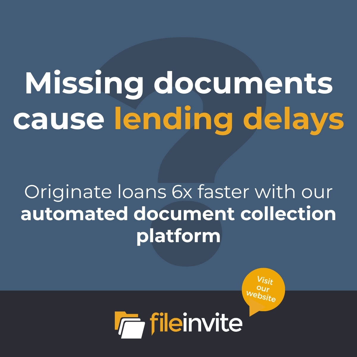 Credit union leaders: Members don't see back-office work, but they feel its effects.

Slow file processing, missing documents, and manual tracking create delays that drive member frustration.

Fix the foundation to transform the experience.
👉 hubs.ly/Q03B3-qH0