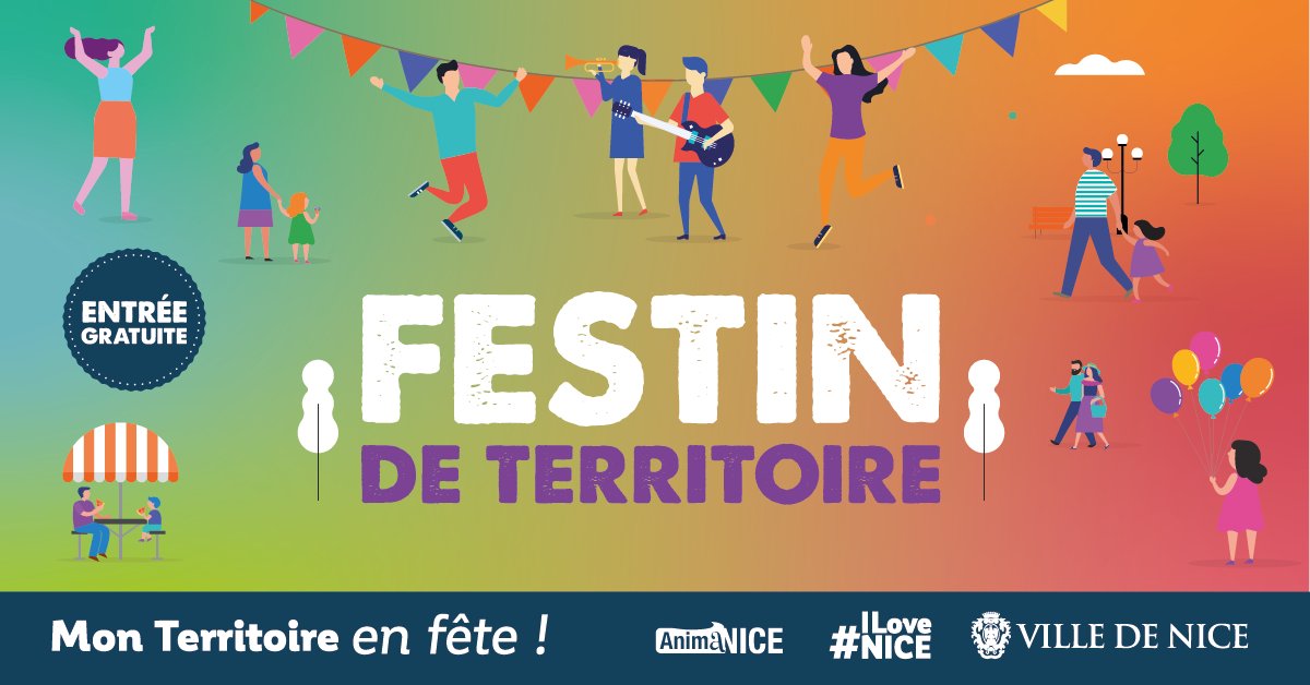 🎉 Chaque année les festins de territoire rythment le mois de septembre avec des soirées dans les différents territoires de la ville.

Retrouvez toute la programmation
nice.fr/agenda/festin-…

#ILoveNice