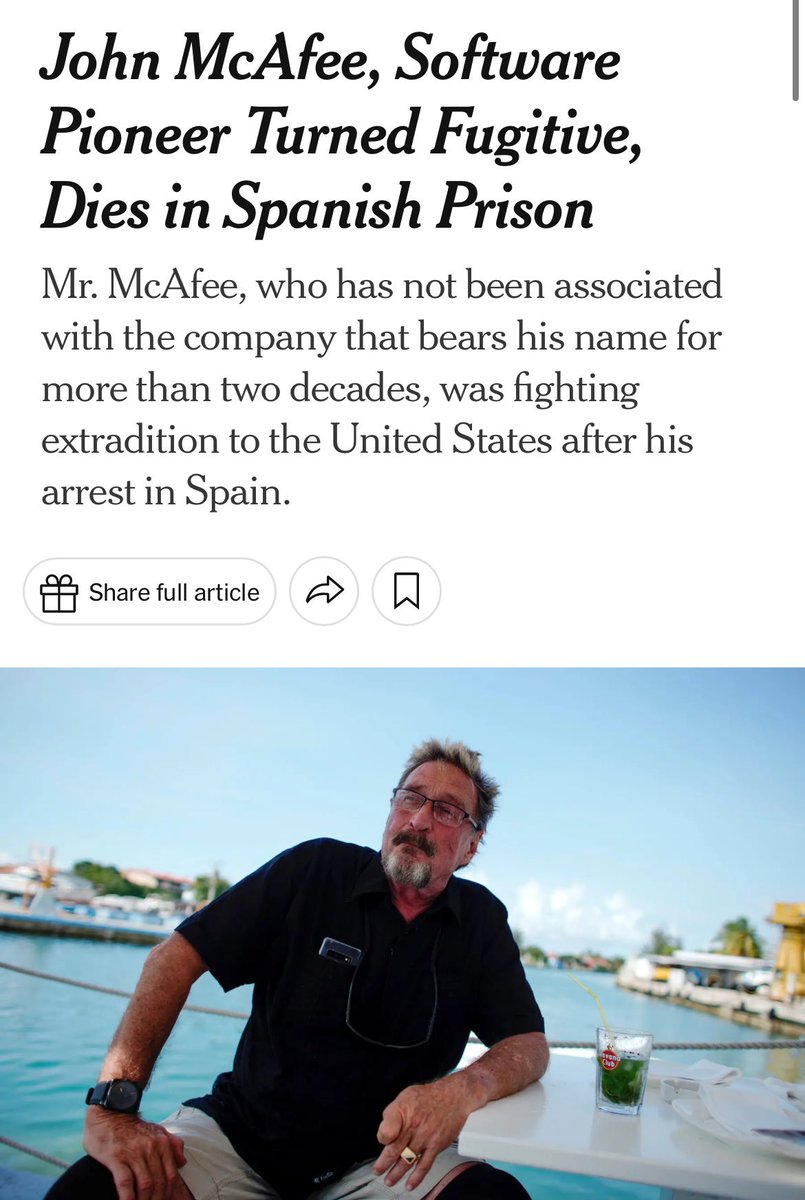 John McAfee in prison context