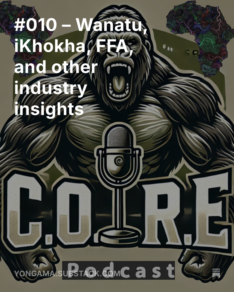 C_O_R_E_podcast's tweet image. #010 - Wanatu, iKhokha, FFA, and other industry insights. . . open.spotify.com/episode/2PBUcK…
#C_O_R_E_Podcast #Wanatu #FFA #54Collective #Spotify #podcasts