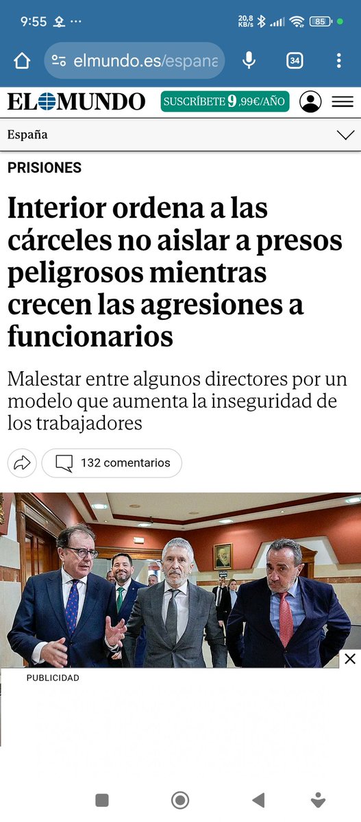 La respuesta de Ortiz a las agresiones diarias a los Funcionarios de #sosprisiones es restringir al máximo la aplicación de medidas de aislamiento.
Este tío nos odia