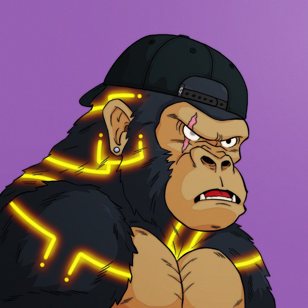 Just picked this sick <a href="/CyberKongz/">CyberKongz</a> #genkai 🫨 Such a badass! #OOH