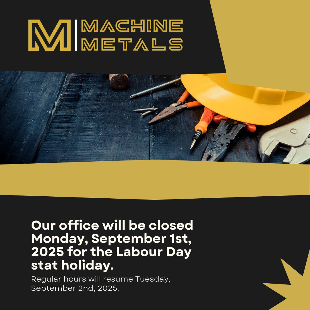 Wishing you a safe and enjoyable long weekend! 🌞🙌

#YQL #Lethbridge #Alberta #Canada #MachineMetals #LabourDay #LongWeekend #MetalBending #MetalFabricator #MetalFabrication #SheetMetal #MetalFlashings #Commercial #Residential #Roofing #Siding #Exteriors #Exterior