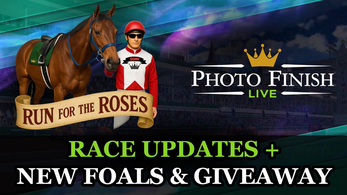 LIVE @ 5pm PT / 8pm ET a VERY SPECIAL THURSDAY EDITION of Run For The Roses w/ <a href="/scott_bowser/">íl cavalíere 🌹🐎🌹</a> 

✍️ SZN 32 Race Updates
⭐️ Foals Day Reaction
💰 S+ Horse Giveaway
🏈 CFB action on <a href="/betvibewin/">BetVibe</a> !?

📺 youtube.com/live/_VMzzDUEj…