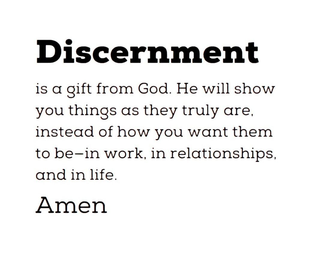 Discernment