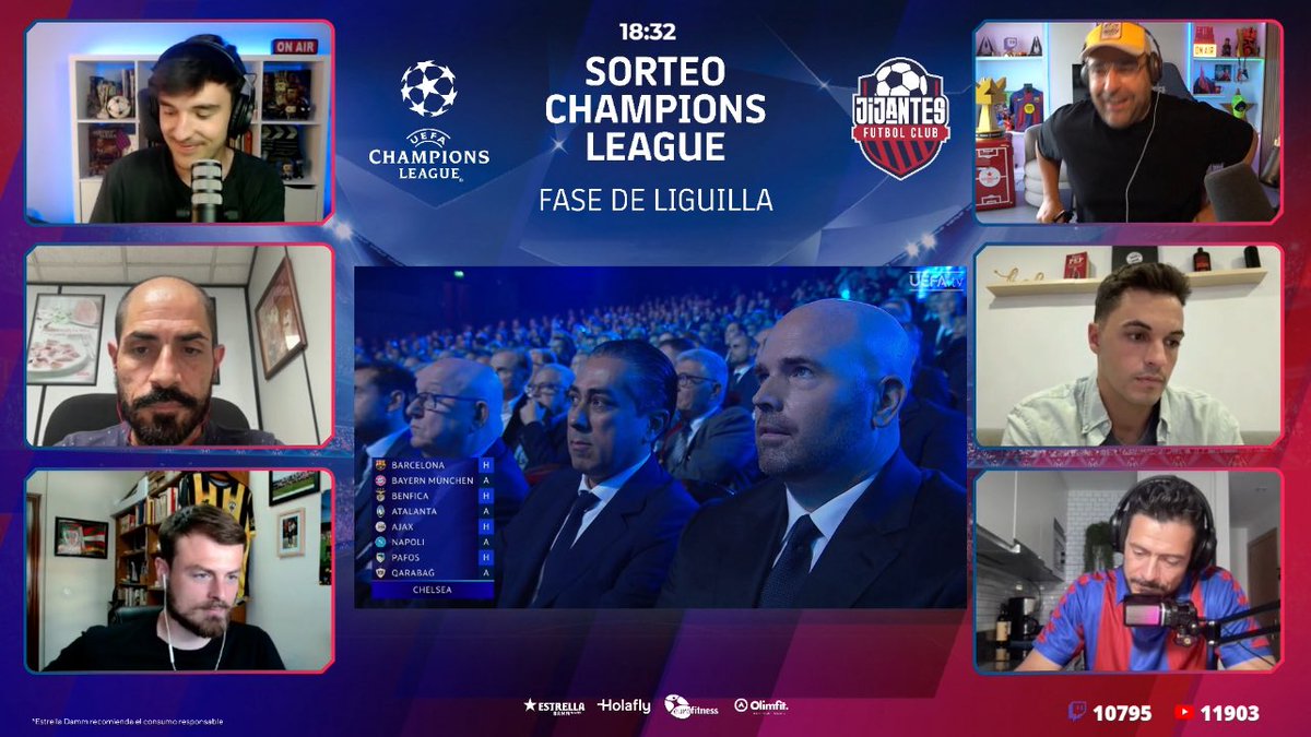 Jijantes FC (@jijantesfc) on Twitter photo 📺 DIRECTO <a href="/JijantesFC/">Jijantes FC</a>
Chelsea - Barça, en Stamford Bridge, primer duelo de los de Flick en Champions
🔗 twitch.tv/gerardromero 📺 DIRECTO <a href="/JijantesFC/">Jijantes FC</a>
Chelsea - Barça, en Stamford Bridge, primer duelo de los de Flick en Champions
🔗 twitch.tv/gerardromero
