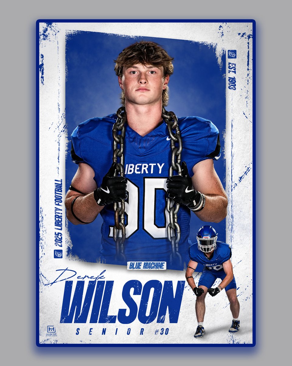 Favorite banners EVER!!  I'm so excited to have these displayed at the LHS field this season.  Thank you <a href="/LibertyQBClub/">LHSQBClub</a> and <a href="/JaysFootball/">Liberty Football</a> for trusting in me.  P.S. this is my favorite player, I love them all but this one is my baby boy so have to brag a little!!  Go Blue Machine!
