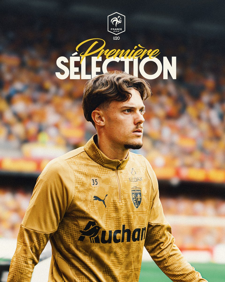Racing Club de Lens (@rclens) on Twitter photo Direction Clairefontaine 🇫🇷
Le milieu #MadeInGaillette Anthony Bermont est convoqué pour la première fois avec l'<a href="/equipedefrance/">Equipe de France ⭐⭐</a> U20. Il sera opposé à l'Espagne, dans le cadre d'une double confrontation amicale en préparation de la Coupe du Monde U20.
#FiersDEtreLensois Direction Clairefontaine 🇫🇷
Le milieu #MadeInGaillette Anthony Bermont est convoqué pour la première fois avec l'<a href="/equipedefrance/">Equipe de France ⭐⭐</a> U20. Il sera opposé à l'Espagne, dans le cadre d'une double confrontation amicale en préparation de la Coupe du Monde U20.
#FiersDEtreLensois