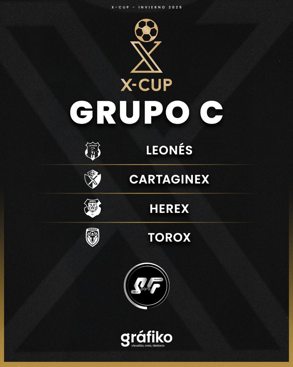 X-CUP (@xcupcrc) on Twitter photo GRUPO C | #XCupCRInvierno2025
- <a href="/LeonesLDA/">LEONÉS 🦁</a>
- <a href="/cartaginex/">CartagineX</a>
- <a href="/HereXFC/">HereX</a>
- <a href="/ToroXCR/">ToroX</a>
#XCupCR | <a href="/SoloFiebres/">Solo para Fiebres</a> GRUPO C | #XCupCRInvierno2025
- <a href="/LeonesLDA/">LEONÉS 🦁</a>
- <a href="/cartaginex/">CartagineX</a>
- <a href="/HereXFC/">HereX</a>
- <a href="/ToroXCR/">ToroX</a>
#XCupCR | <a href="/SoloFiebres/">Solo para Fiebres</a>