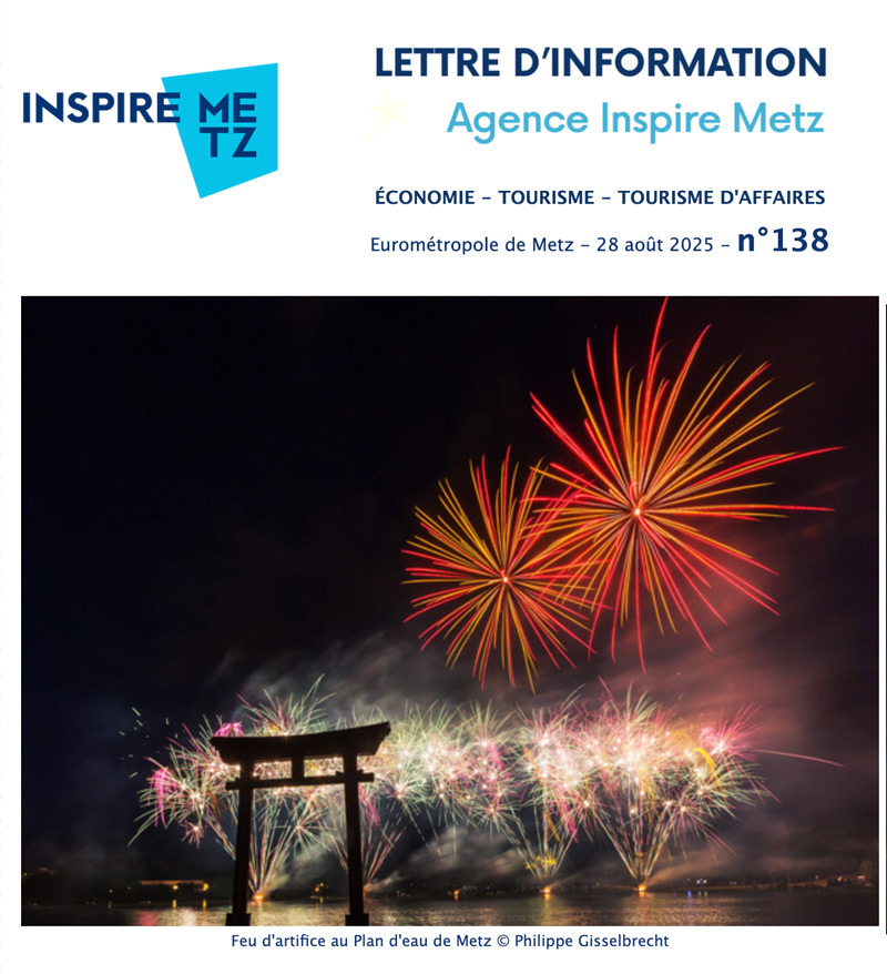 𝗡𝗲𝘄𝘀𝗹𝗲𝘁𝘁𝗲𝗿 𝗜𝗻𝘀𝗽𝗶𝗿𝗲 𝗠𝗲𝘁𝘇 𝗱𝗲 𝗿𝗲𝗻𝘁𝗿𝗲́𝗲

Retrouvez la newsletter bimensuelle de l'agence Inspire Metz - Office de Tourisme
 
7kkgh.r.a.d.sendibm1.com/.../OycXxko...…