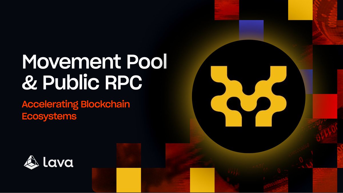 lavanetxyz's tweet photo. Pleased to announce the continuation of the Lava x Movement infrastructure partnership.

@moveindustries’s Lava Pool delivers scalable, resilient Public RPC, powering builders, users & the Movement ecosystem with reliable connectivity.

Backed by Lava’s providers, community-driven reliability. 🌐⚡