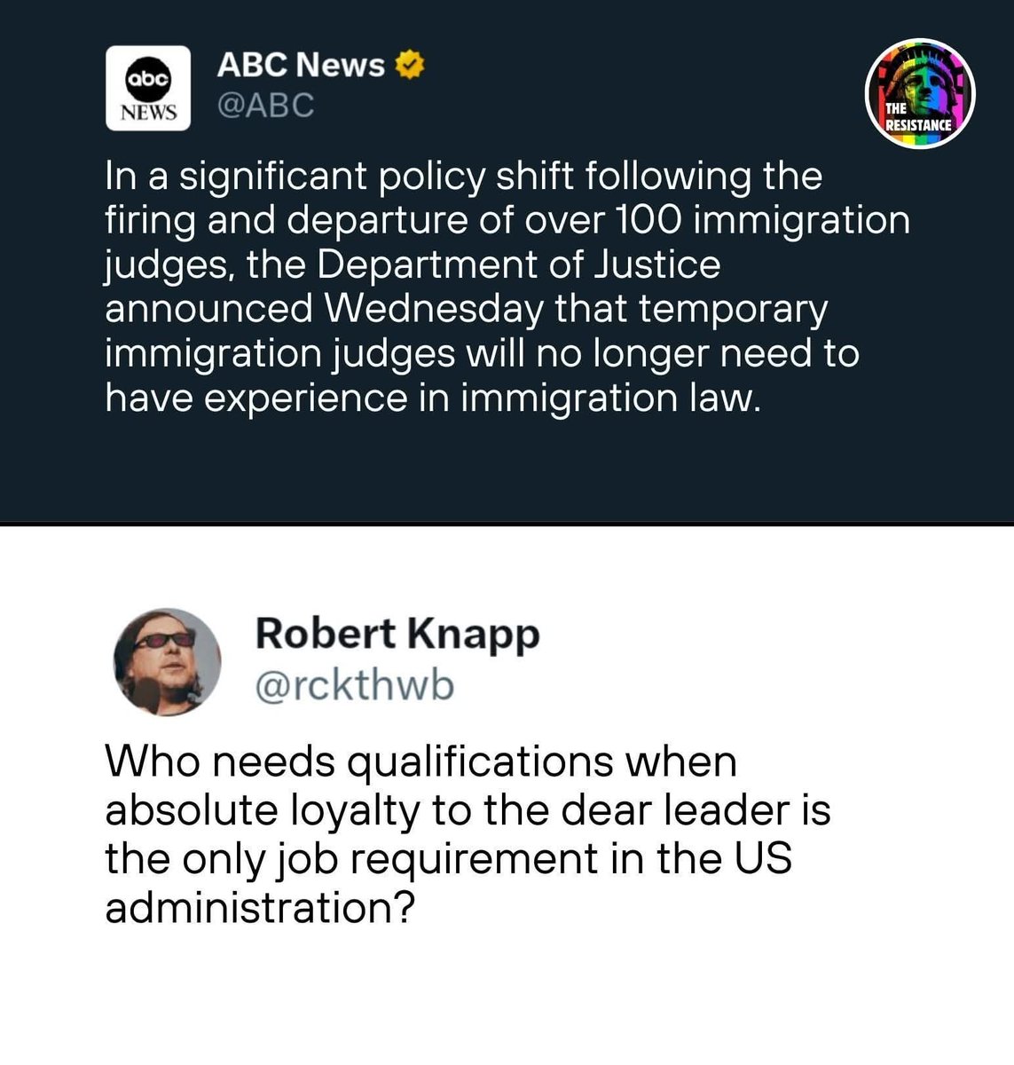 WTeverlovingF is this?
Why have experience is the field in which you work?
It’s just like everyone in this admin - intentionally clueless about the field in which they work.
Does the Whitehouse smell like Brimstone yet?
<a href="/UniteWomenOrg/">UniteWomenOrg®</a> <a href="/ProgressDems/">Progressive Dems</a>