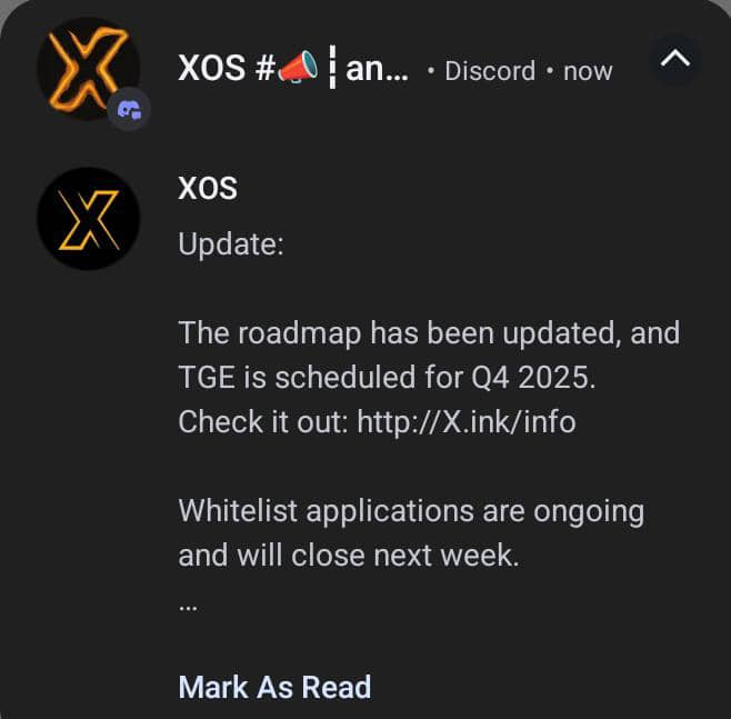 sSWans9's tweet photo. 🔥 XOS WHITELIST GIVEAWAY! 📷 Giving away 3 automatic whitelist spots for
@xos_labs

!    TO ENTER:  📷 Comment "XOS!" + wallet address  48h to enter!   Winners randomly selected.  #XOS #Whitelist #Giveaway https://t.co/4wTDlbqA68