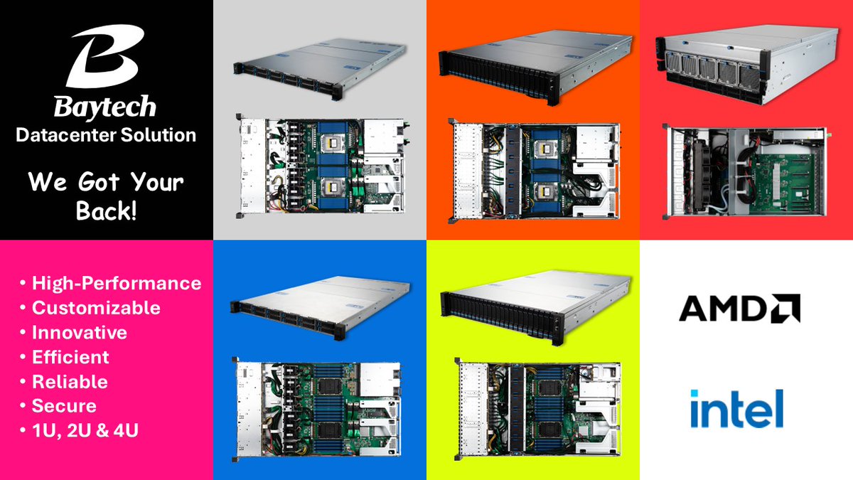 BaytecGroup's tweet image. Simplify your entire IT infrastructure, from the edge to the cloud. We deliver a comprehensive and consistent foundation, providing a seamless execution environment for all your services and applications. Experience IT that just works.
#DataCenter #Cloudinfrastructure #AI